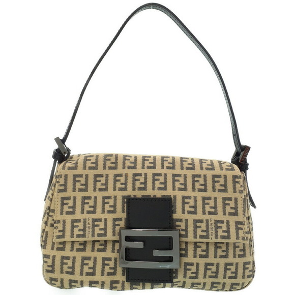 Fendi Handbags - FENDI Zucchino Mamma Bucket Handbag